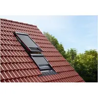 Praxis Hitzeschutzmarkise aussen Uni Schwarz 5060, PK34, GIL,Manuell,Schnurzug,