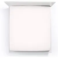 Bella Donna Topper Spannbetttuch La Piccola 160x210 - 160x220 cm | wollweiss - weiß
