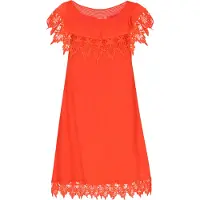 IZIA Kleid Frauen orange