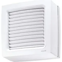 Maico Ventilatoren MAICO Ventilator EVN 15 til montering i vindue el. tynd plade 3-30 mm (hulmål 184-195 mm). Luftmængde 240 m³/h. Mål 226x226 mm.