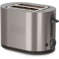 Black & Decker BXTOA901E Toaster Doppelschlitz 900W edelstahl