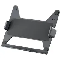 Goobay Deluxe Laptophalterung für Monitorarm, schwarz (70818)