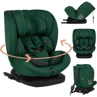 Lionelo Bastiaan i-Size Autokindersitz ab Geburt bis 12 Jahre, ab 0 kg bis 36 kg, i-Size, Isofix + Top Tether - Green Forest