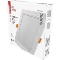 Emos LED Panel 18 W, quadratische 1800 lm Deckenleuchte, Einbauleuchte, Neutralweiß 4000 K, inkl. LED-Treiber, extra flach, ZD2442