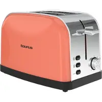 Taurus VINTAGE II CORAL, 2 Scheibe(n), Koralle, Edelstahl, Niveau, Drehregler, Vintage, 950 W