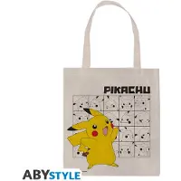 Abystyle Tote Bag "Pikachu" - Neutral Beige - 37 x 42 cm