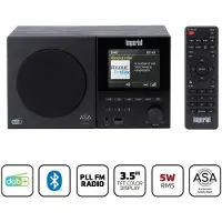 Imperial Imperial, DABMAN-120BK DAB+ Radio mit Bluetooth und 3.5" Farbdisplay, Schwarz