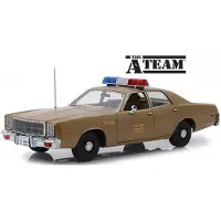 Greenlight - 1/18 The A-Team (1983-87 TV) - 1977 Plymouth Fury US Army Police