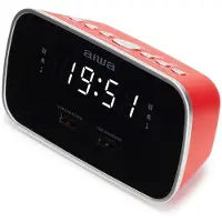 Ginza.se CRU-19RD, Digitaler Wecker, Rechteck, Rot, 12 h, FM, 87,5 - 108 MHz