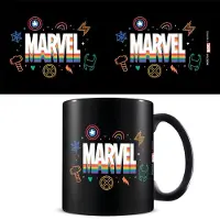 Pyramid MARVEL PRIDE (LOGO RAINBOW) BLACK MUG