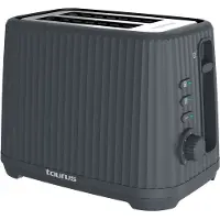Taurus JONIC TOAST, 2 Scheibe(n), Grau, Tasten, Drehregler, 1150 W, 3,5 cm, 13,5 cm