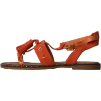 Super Mode Flache Sandalen mit Riemchen