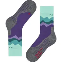 Falke Wandersocken "TK2 Explore", Damen, Gr. 35-36, amethyst, Materialmix, normal, Socken Wandersocken, hohe Feuchtigkeitsaufnahme, schnell trocknend, atmungsaktiv, Topseller