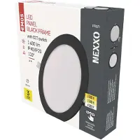 Emos LED Panel 18 W, runde 1600 lm Einbauleuchte, Deckenleuchte inkl. LED-Treiber, extra flach, 3 einstellbare Lichtfarben, ZD1343