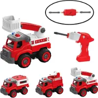 Lexibook CROSSLANDER Fireman 3-in-1 Feuerwehr-Set mit Bohrmaschine