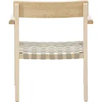 Ebuy24 Krois Sessel natur, 67 cm breit, 77 cm hoch, 67 cm tief, bis 120 kg belastbar