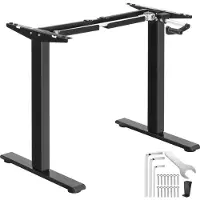 TecTake Tischgestell Idun 84 - 129 x 60 x 71 - 121 cm