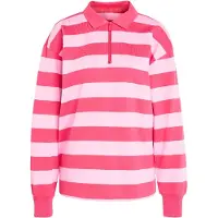 Adidas Sweatshirt Essentials Contemporary French Terry Longsleeve Polo KR3548 Rosa Regular Fit