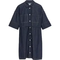 Comma Dresses Blue Denim Größe: 38 | Blusenkleider Outlet | Damen | Blau