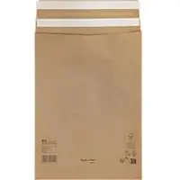 PACK?N POST E-Commerce Versandtasche Ohne Fenster B4 250 (B) x 350 (H) mm Abziehstreifen Braun 100 g/m2 250 Stück