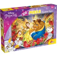 Liscianigiochi Lisciani – DISNEY – Die Schöne und das Biest – Maxi-Puzzle 108 Teile – 2-in-1-Pu