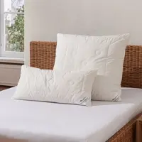 TRAUMSCHLAF Merino Zirben Kopfkissen 80x80 cm - weiß