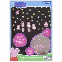 Hasbro Dekoratives Vinyl Peppa Pig Leuchtet Im Dunkeln Rosa Rosa One Size
