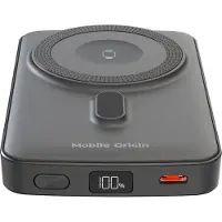 Mobile Origin MO-WMP-PB9, 10000 mAh, Lithium Polymer (LiPo), Kabelloses Aufladen, 3,85 V, 20 W, Schwarz