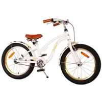 Tpfsports Miracle Cruiser - Mädchen - 18 Zoll - Rücktritt + Handbremse - Weiß