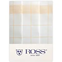 Ross 3er Pack Zwirn Halbleinen Geschirrtücher Fadenkaro 50x70 cm | gelb - gelb
