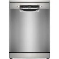 Bosch Serie 4 SMS4HTI03E, Freistehend, Standardgröße (60 cm), Edelstahl, Schwarz, Tasten, 1,75 m