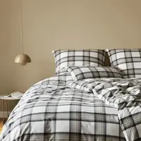 Elegante Soft-Flanell Bettwäsche Westminster tannengrün 140x200 cm + 70x90 cm - grün