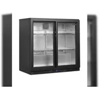 Tefcold Backbar-Kühlschrank BA21S 196l Schwarz