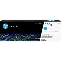 HP 220A Original LaserJet Tonerkartusche, Cyan, ca. 1.800 Seiten, TerraJet Technologie, für Color LaserJet Pro und Enterprise Serien