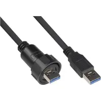 GOOD CONNECTIONS Industrie-Stecker S4 -USB 3.0 A-A 1m Kabel