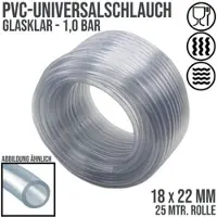 Schauenburg 18 x 22 mm PVC Luft Filter Wasser Universal Labor Aquarium Terrarium Schlauch kl...