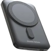 Mobile Origin MO-WMP-PB10, 5000 mAh, Lithium Polymer (LiPo), Kabelloses Aufladen, 3,85 V, Schwarz
