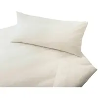 Cotonea Bio Edel-Biber Bettwäsche Classic Kissenbezug einzeln 80x80 cm | natur - beige