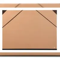 Clairefontaine 5x Zeichenmappe Kraft, Gummizugverschluss, 67x94 cm für 56x76 cm - Braun 44600C