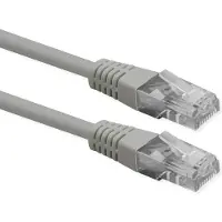 Roline Patchkabel Cat.6 (Class E), UTP, PoE, grau, 10 m
