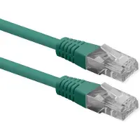 Roline Patchkabel Cat.6 (Class E), UTP, PoE, grün, 5 m