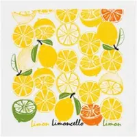 Kracht Küchen Textilien Limoncello Frottier Küchentuch bedruckt 50x50 cm bunt 3er Pack - bunt