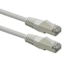 Roline Patchkabel Cat.6 (Class E), PoE, S/FTP (PiMF), weiß, 5 m