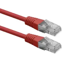 Roline Patchkabel Cat.6 (Class E), UTP, PoE, rot, 3 m