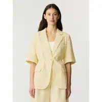 Y.A.S Y.a.s. Damen Blazers Yaslikka 2/4 Tunnel Blazer S. - Geel - Größe 36