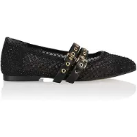 DWRS label Valletta Stones Black Größe: 38 | Ballerinas Outlet | Damen | Schwarz