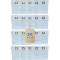 Hossi's Wholesale 20x 30 Liter Premium Staubsaugerbeutel kompatibel für Kärcher NT 361 Eco