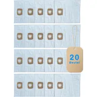Hossi's Wholesale 20x 20 Liter Premium Staubsaugerbeutel kompatibel für Rowenta RU 105