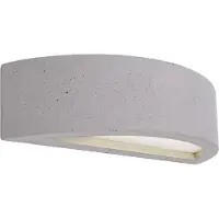 Deko-light Sarin Sarin Wandaufbauleuchte E14 25 W LED Grau