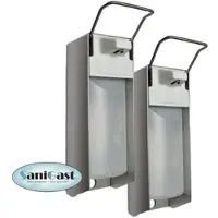 BODY PRODUCTS 2 Seifenspender Alu 500 ml Euronorm - kurzer Hebel - Leerflasche